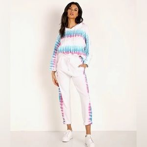 L*Space tie dye sweatshirt and sweatpants set